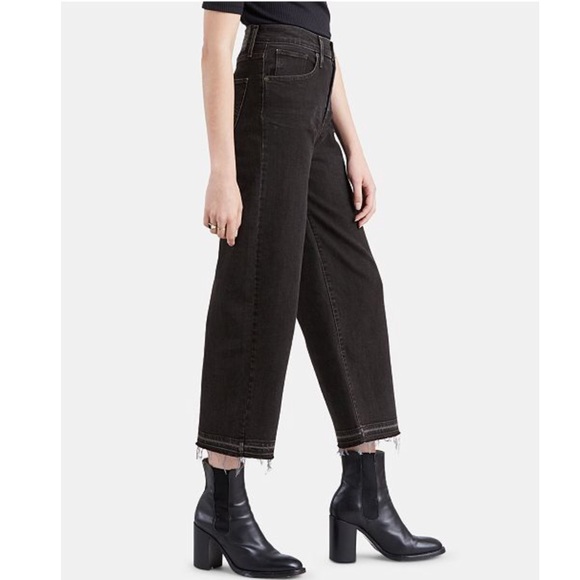 levi's mile high cropped wide leg